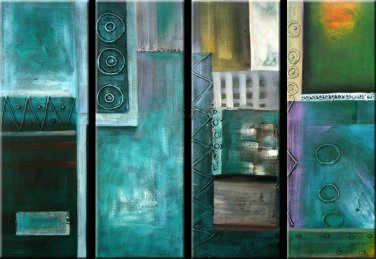 Abstract Painting Acrylic Canvas Sets decor Brand New High Quality Original Modern Contemporary