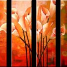 100% Handmade Abstract Painting Acrylic Canvas Sets decor Brand New Nice Original Contemporary