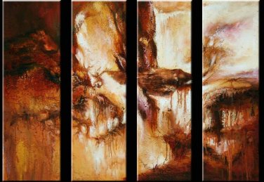 100% Hand-Paint Abstract Painting Acrylic Canvas Art decor Brand New Nice Original Contemporary