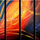 100% Handmade Abstract Painting Acrylic Canvas Sets decor Bestbid Nice Original Contemporary