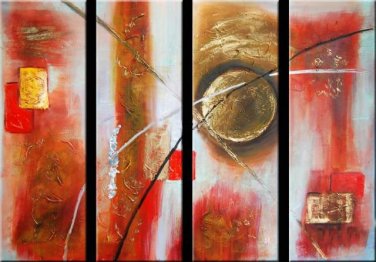 Abstract Painting Acrylic Canvas Sets decor Beautiful Bestbid Original Contemporary