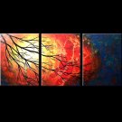 100% Handmade Abstract Painting Acrylic Canvas Sets decor Beautiful Nice Original Modern
