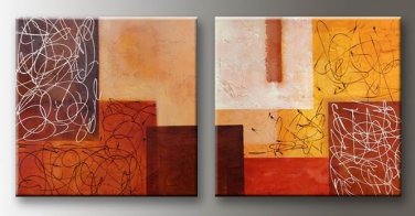 100% Handmade Abstract Painting Acrylic Canvas Sets decor High Quality Bestbid Original Modern