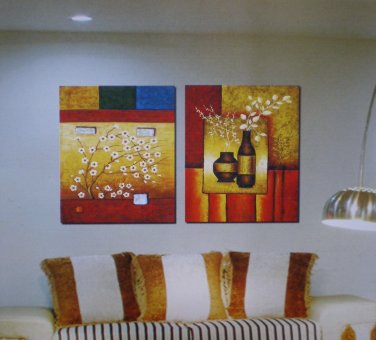 Abstract Painting Acrylic Canvas Sets decor Brand New Bestbid Original Modern Contemporary