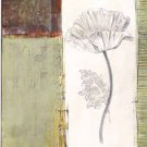 100% Hand-Paint Ancient White Flower 3 Painting on Canvas Hand Painted High Quality Wall Art for