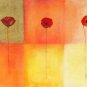 Composition, Three Red Poppies Painting on Canvas Hand Painted High Quality Wall Art for Home Decor