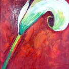 Decorative Lily Painting on Canvas Hand Painted High Quality Wall Art for Home Decor