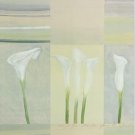 Five Lilies Painting on Canvas Hand Painted High Quality Wall Art for Home Decor