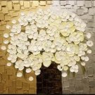 100% Hand-Paint Flowers Art Decor-004 Painting on Canvas Hand Painted High Quality Wall Art for