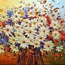 100% Handmade Flowers Art Decor-012 Painting on Canvas Hand Painted High Quality Wall Art for