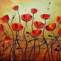 Flowers Art Decor-016 Painting on Canvas Hand Painted High Quality Wall Art for Home Decor