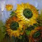 Flowers Art Decor-019 Painting on Canvas Hand Painted High Quality Wall Art for Home Decor