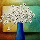 100% Hand-Paint Flowers Art Decor-021 Painting on Canvas Hand Painted High Quality Wall Art for