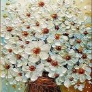 100% Hand-Paint Flowers Art Decor-024 Painting on Canvas Hand Painted High Quality Wall Art for