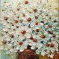 100% Hand-Paint Flowers Art Decor-024 Painting on Canvas Hand Painted High Quality Wall Art for