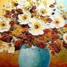 Flowers Art Decor-028 Painting on Canvas Hand Painted High Quality Wall Art for Home Decor
