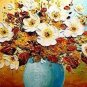 Flowers Art Decor-028 Painting on Canvas Hand Painted High Quality Wall Art for Home Decor