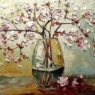 Flowers Art Decor-030 Painting on Canvas Hand Painted High Quality Wall Art for Home Decor