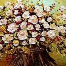 100% Handmade Flowers Art Decor-031 Painting on Canvas Hand Painted High Quality Wall Art for