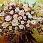 100% Handmade Flowers Art Decor-031 Painting on Canvas Hand Painted High Quality Wall Art for