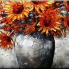 Flowers Art Decor-036 Painting on Canvas Hand Painted High Quality Wall Art for Home Decor
