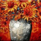 Flowers Art Decor-038 Painting on Canvas Hand Painted High Quality Wall Art for Home Decor