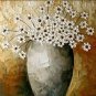 Flowers Art Decor-039 Painting on Canvas Hand Painted High Quality Wall Art for Home Decor