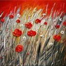 Flowers Art Decor-040 Painting on Canvas Hand Painted High Quality Wall Art for Home Decor