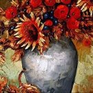 Flowers Art Decor-041 Painting on Canvas Hand Painted High Quality Wall Art for Home Decor