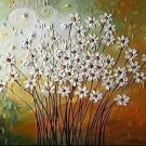 100% Handmade Flowers Art Decor-042 Painting on Canvas Hand Painted High Quality Wall Art for