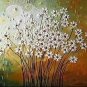 100% Handmade Flowers Art Decor-042 Painting on Canvas Hand Painted High Quality Wall Art for