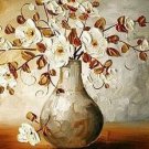 Flowers Art Decor-043 Painting on Canvas Hand Painted High Quality Wall Art for Home Decor