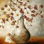Flowers Art Decor-043 Painting on Canvas Hand Painted High Quality Wall Art for Home Decor