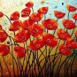 100% Hand-Paint Flowers Art Decor-045 Painting on Canvas Hand Painted High Quality Wall Art for