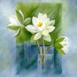 Flowers Art Decor-051 Painting on Canvas Hand Painted High Quality Wall Art for Home Decor