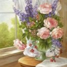Flowers Art Decor-054 Painting on Canvas Hand Painted High Quality Wall Art for Home Decor