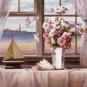Flowers Art Decor-080 Painting on Canvas Hand Painted High Quality Wall Art for Home Decor