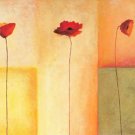 Free Red Poppies 5 Painting on Canvas Hand Painted High Quality Wall Art for Home Decor