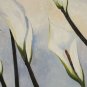 Lilies agaist Blue Skey Painting on Canvas Hand Painted High Quality Wall Art for Home Decor