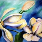 Magnolias 2 Painting on Canvas Hand Painted High Quality Wall Art for Home Decor