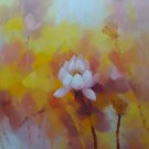 Pink Lotus 15 Painting on Canvas Hand Painted High Quality Wall Art for Home Decor