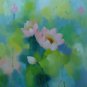 Pink Lotus 7 Painting on Canvas Hand Painted High Quality Wall Art for Home Decor