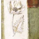 Simple Style White Flower 2 Painting on Canvas Hand Painted High Quality Wall Art for Home Decor