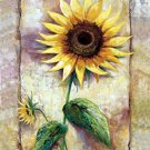 Sunflowers - Silver Background Painting on Canvas Hand Painted High Quality Wall Art for Home Decor