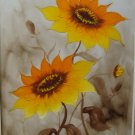 Sunflowers in a Vase in my Room Painting on Canvas Hand Painted High Quality Wall Art for Home Decor