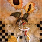 Sunflowers in Autumn Painting on Canvas Hand Painted High Quality Wall Art for Home Decor