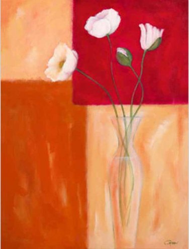 Three Yellow Flowers Painting on Canvas Hand Painted High Quality Wall Art for Home Decor