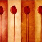 Two Lilies Painting on Canvas Hand Painted High Quality Wall Art for Home Decor