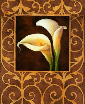 Two Red Flowers, White China Vase Painting on Canvas Hand Painted High Quality Wall Art for Home