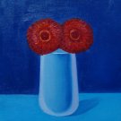Two White Flowers 2 Painting on Canvas Hand Painted High Quality Wall Art for Home Decor